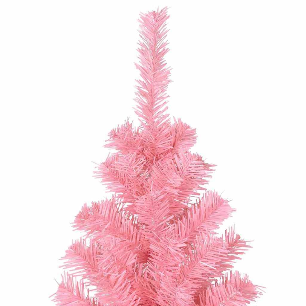 Vidaxl - Sapin de Noël Rose 180 cm PVC vidaXL 3396425 - Image 6