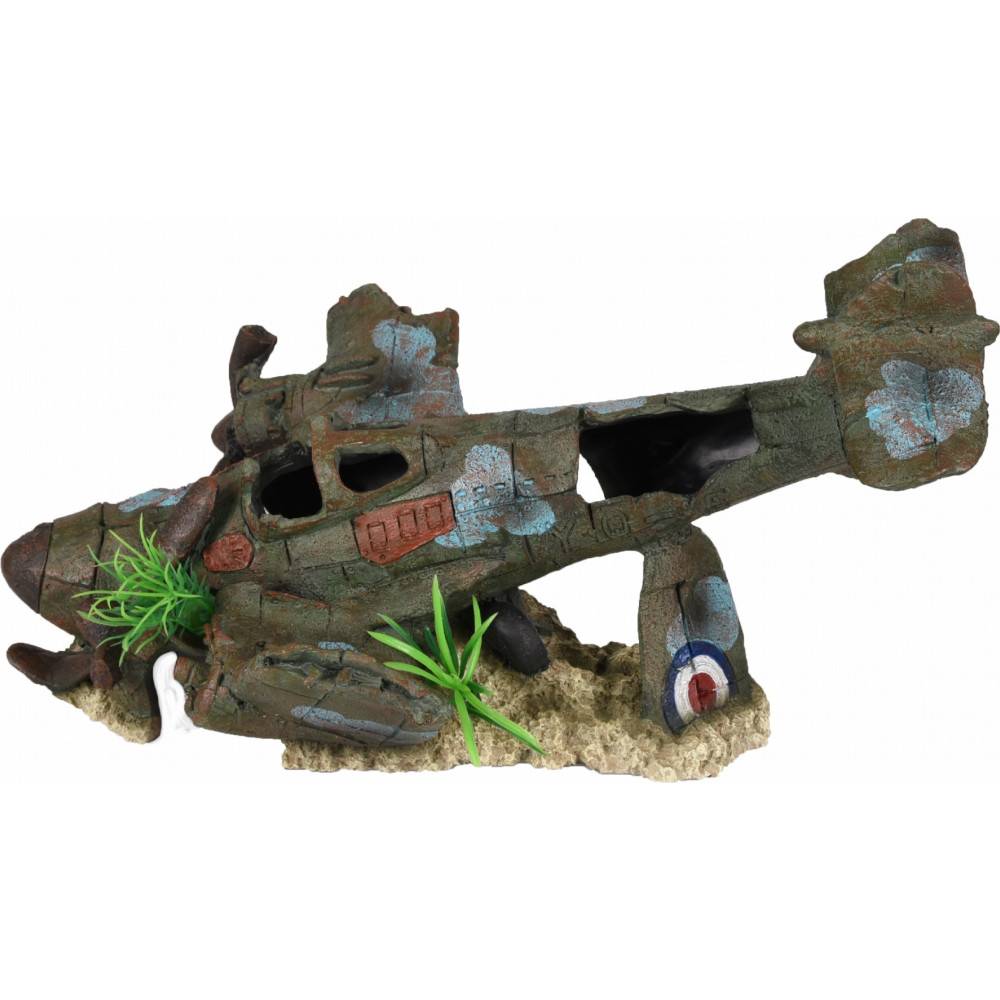 Avion AZUR, 35 x 25 x 18 cm, décoration aquarium. - Image 2