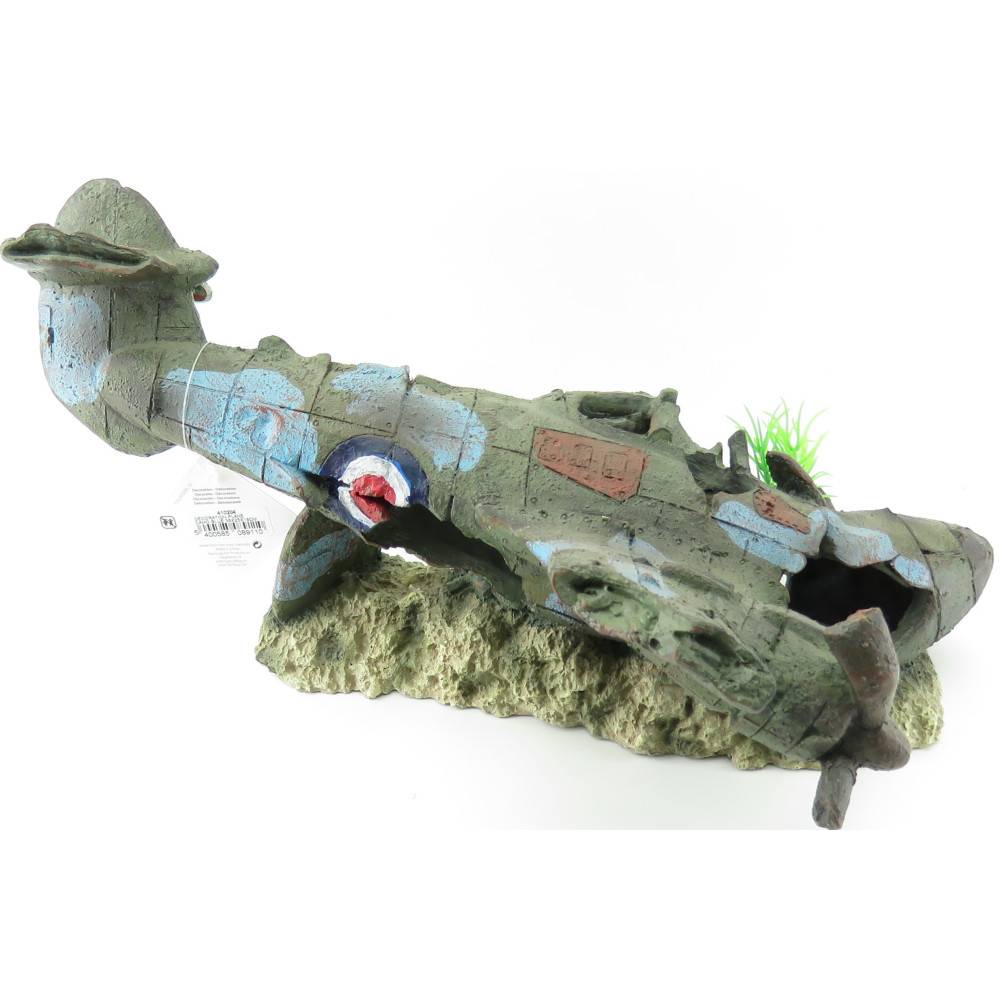 Avion AZUR, 35 x 25 x 18 cm, décoration aquarium. - Image 6