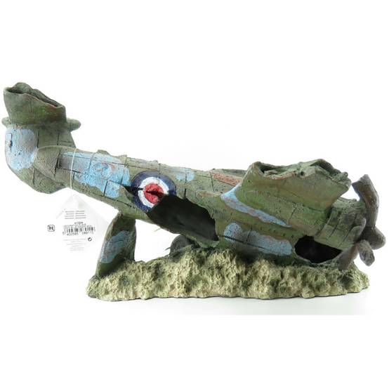 Avion AZUR, 35 x 25 x 18 cm, décoration aquarium. - Image 4