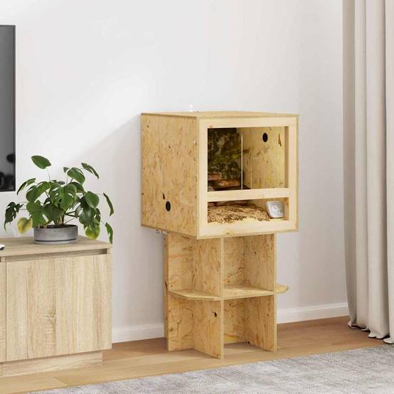 Vidaxl - Terrarium Marron 50 x 50 x 50 cm OSB vidaXL 876728 - Image 1
