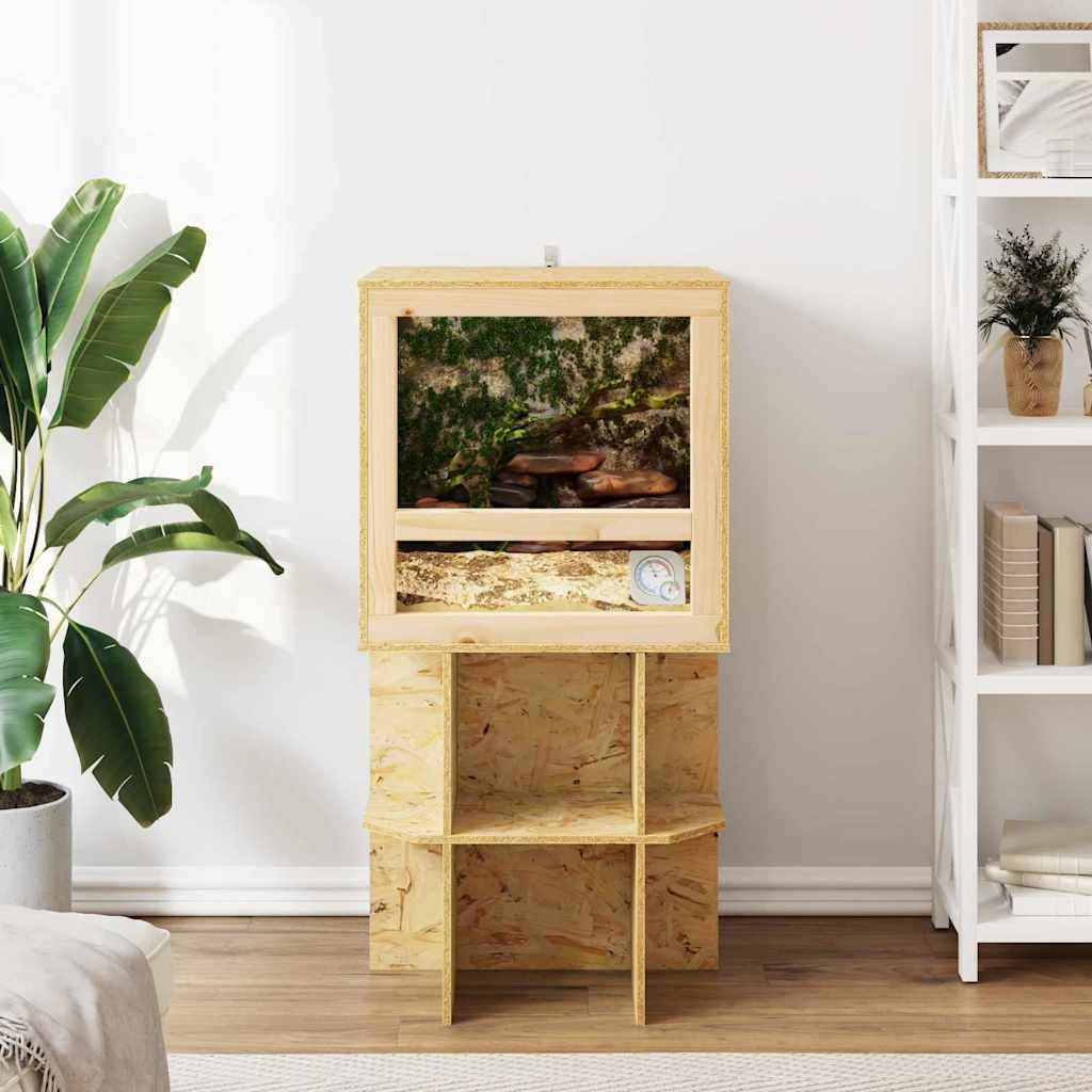 Vidaxl - Terrarium Marron 50 x 50 x 50 cm OSB vidaXL 876728 - Image 5