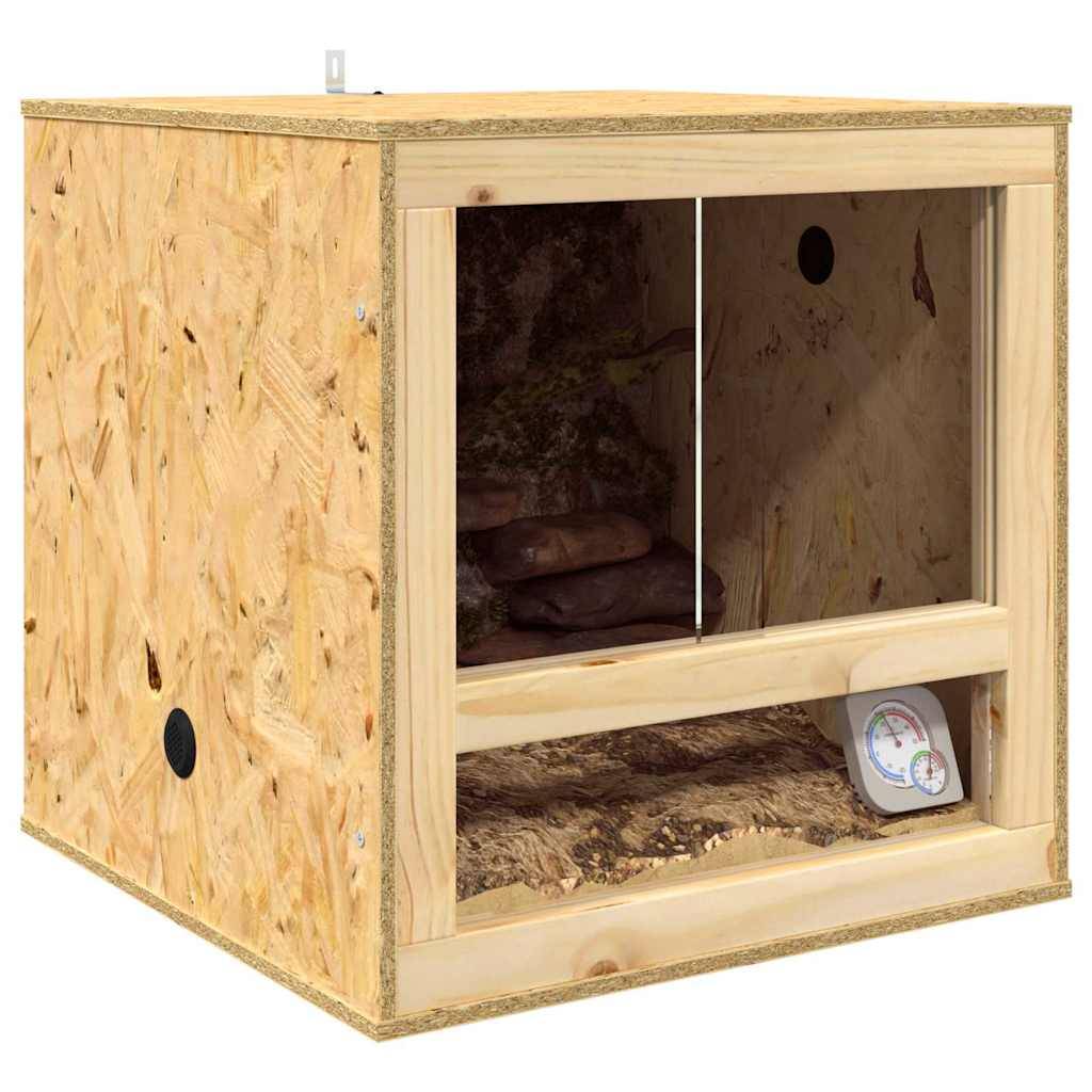 Vidaxl - Terrarium Marron 50 x 50 x 50 cm OSB vidaXL 876728 - Image 4