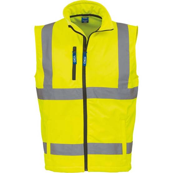 Bodywarmer softshell haute visibilité Yoko Jaune M - Image 1