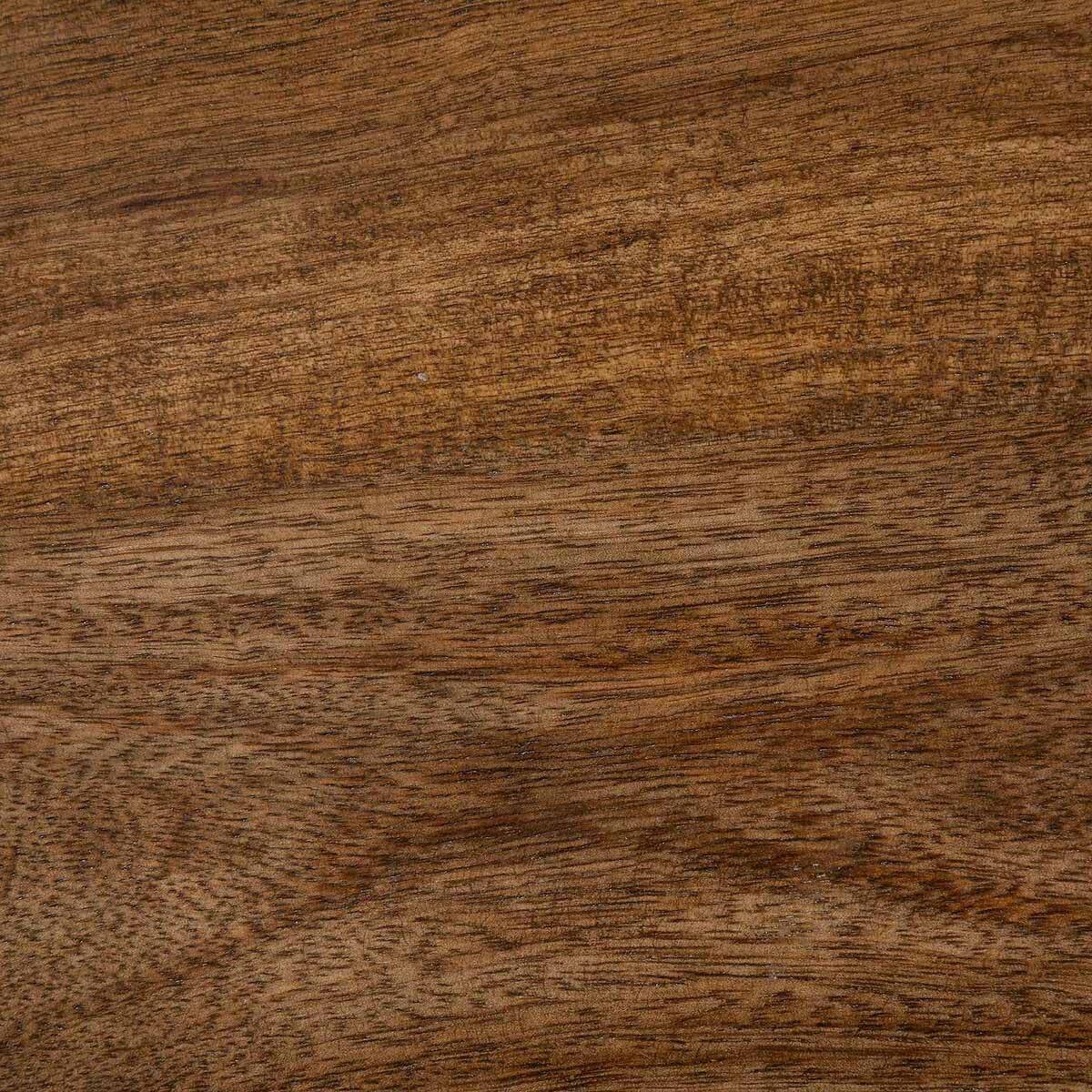 Table à Café en Marbre "Neith" 69cm Marron & Blanc - Image 4