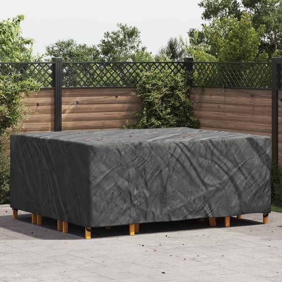 Housse de mobilier tissu 600D noir 250 x 210 x 70 cm - PANGIVO - Image 1