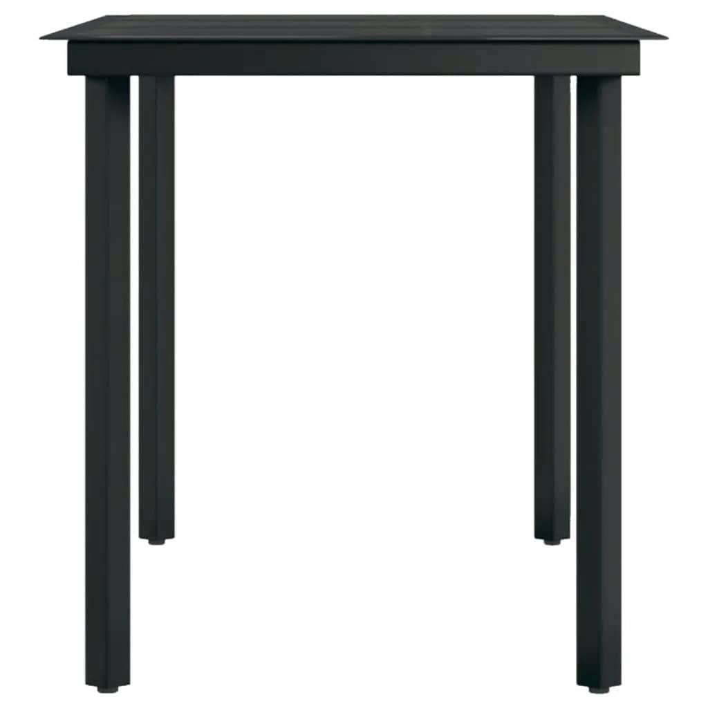 Ensemble Repas de Jardin 4 Places, Grande Table 140cm Plateau Verre et Chaises Design Rotin – ComfortXL Outdoor Living - Image 3