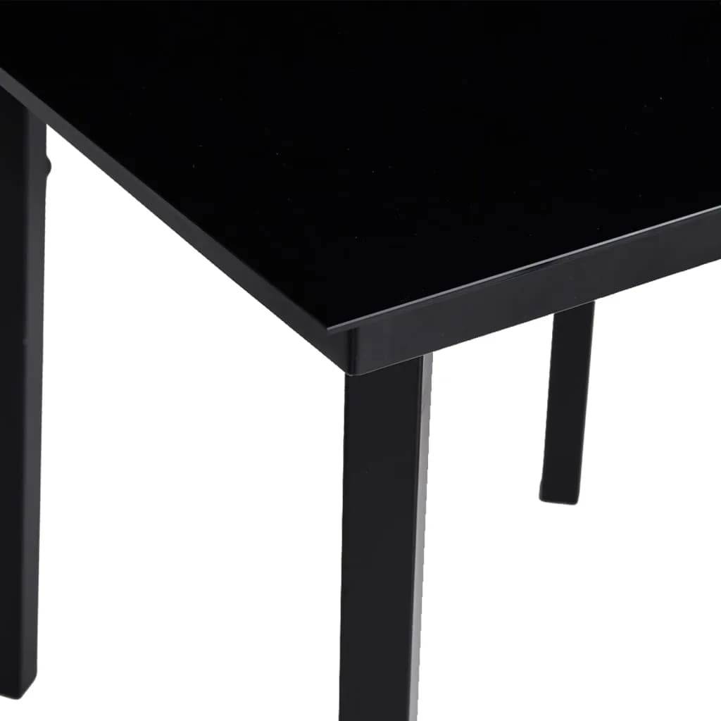 Ensemble Repas de Jardin 4 Places, Grande Table 140cm Plateau Verre et Chaises Design Rotin – ComfortXL Outdoor Living - Image 4