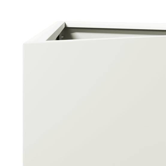 Jardinières 2 pcs acier blanc 30 x 26 x 75 cm - PANGIVO - Image 9