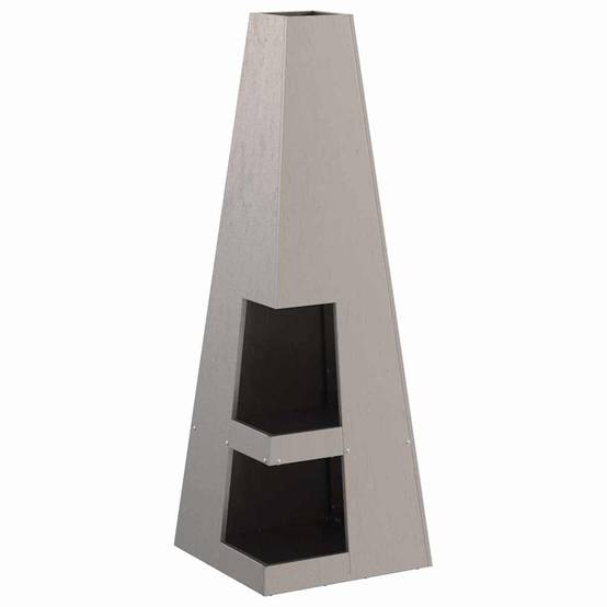 Poêle de jardin brasero vertical en acier pour cuisson et chauffage Marron – ComfortXL Outdoor Living - Image 5
