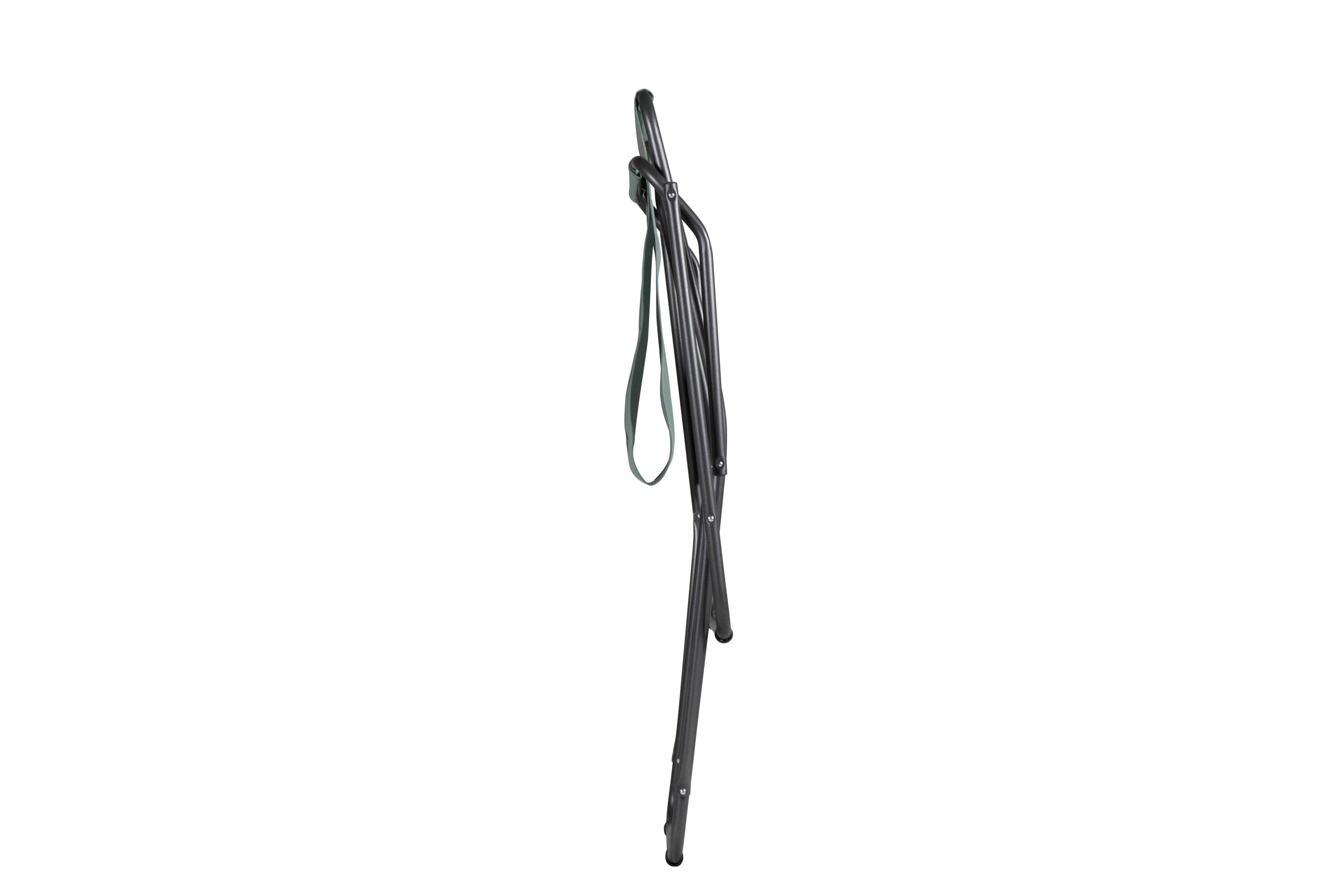 Fiam - Transat DONDOLINA Acier ANTHRACITE Texfil VERT SAUGE 92x63x83 cm FIAM - Image 3