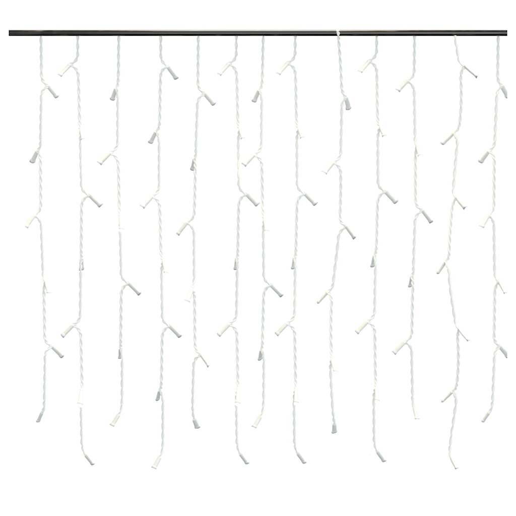 Rideau Lumineux Glaçons 400 LED Décoration Noël 10m Blanc Chaud – ComfortXL Outdoor Living - Image 3