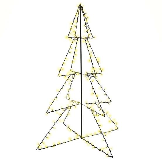 Sapin de Noël | Arbre de Noël cône 240 LED d'intérieur/d'extérieur 115x150 cm Maison Chic - Image 1