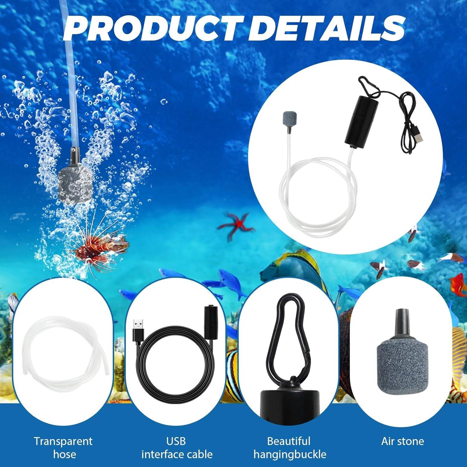 DtopbuyAge - Oxygénez Votre Aquarium Économiquement - USB DtopbuyAge - Image 2