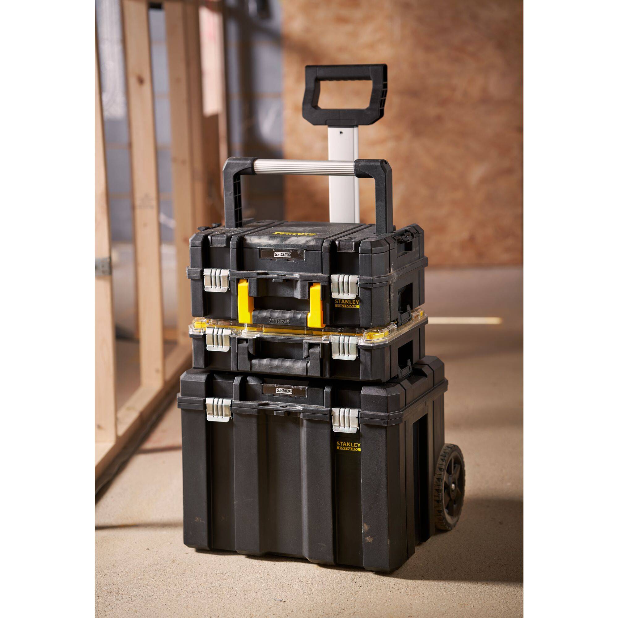 stanley - STANLEY FATMAX Tour Mobile TSTAK PRO-STACK - FMST1-80103 - Organiseur 7 Compartiments - Mallette 14 L - Image 5