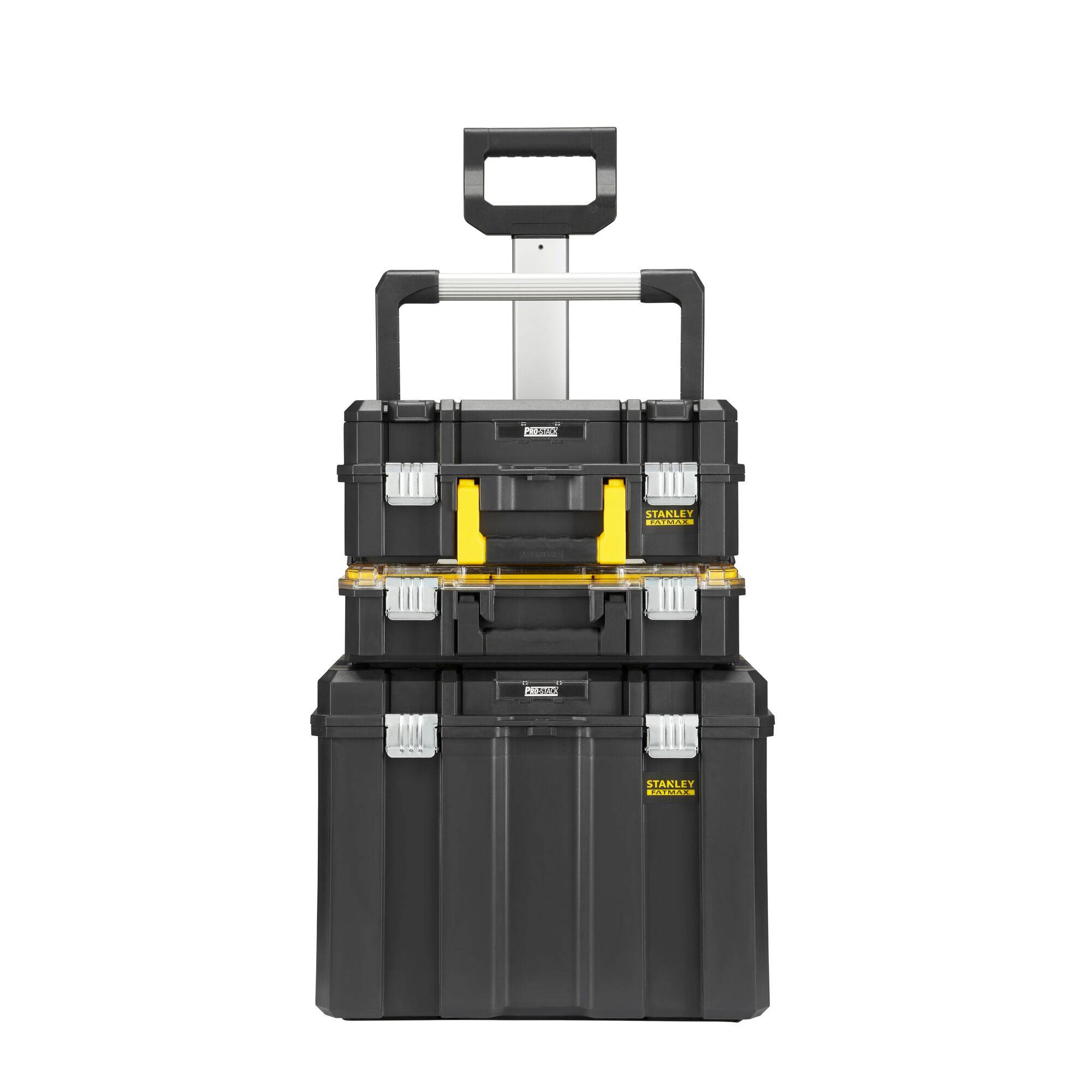 stanley - STANLEY FATMAX Tour Mobile TSTAK PRO-STACK - FMST1-80103 - Organiseur 7 Compartiments - Mallette 14 L - Image 2