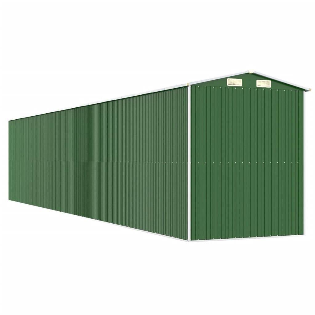 Vidaxl - Abri de jardin Vert 192x1021x223 cm Métal galvanisé vidaXL 3147437 - Image 7