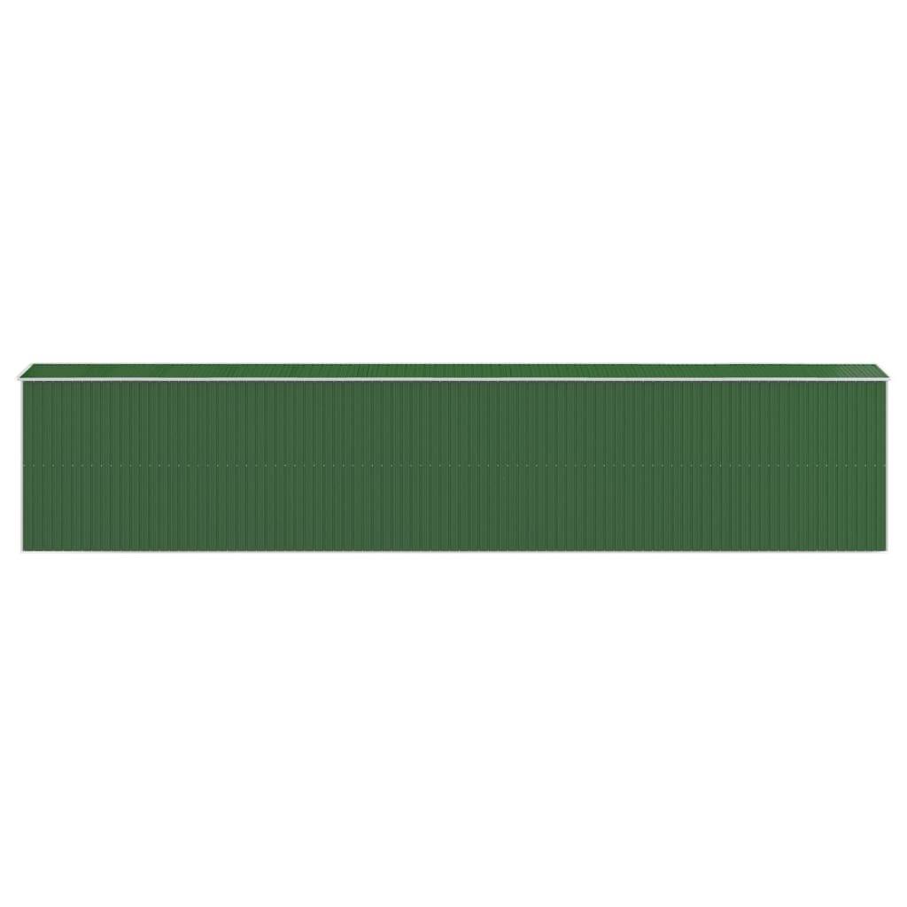 Vidaxl - Abri de jardin Vert 192x1021x223 cm Métal galvanisé vidaXL 3147437 - Image 6