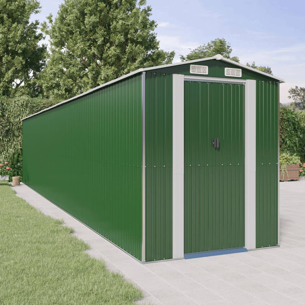 Vidaxl - Abri de jardin Vert 192x1021x223 cm Métal galvanisé vidaXL 3147437 - Image 1