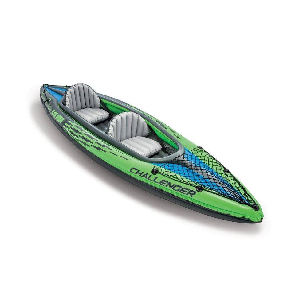 Kayak 2 Personnes "Challenger" 351cm Vert & Bleu - Image 3