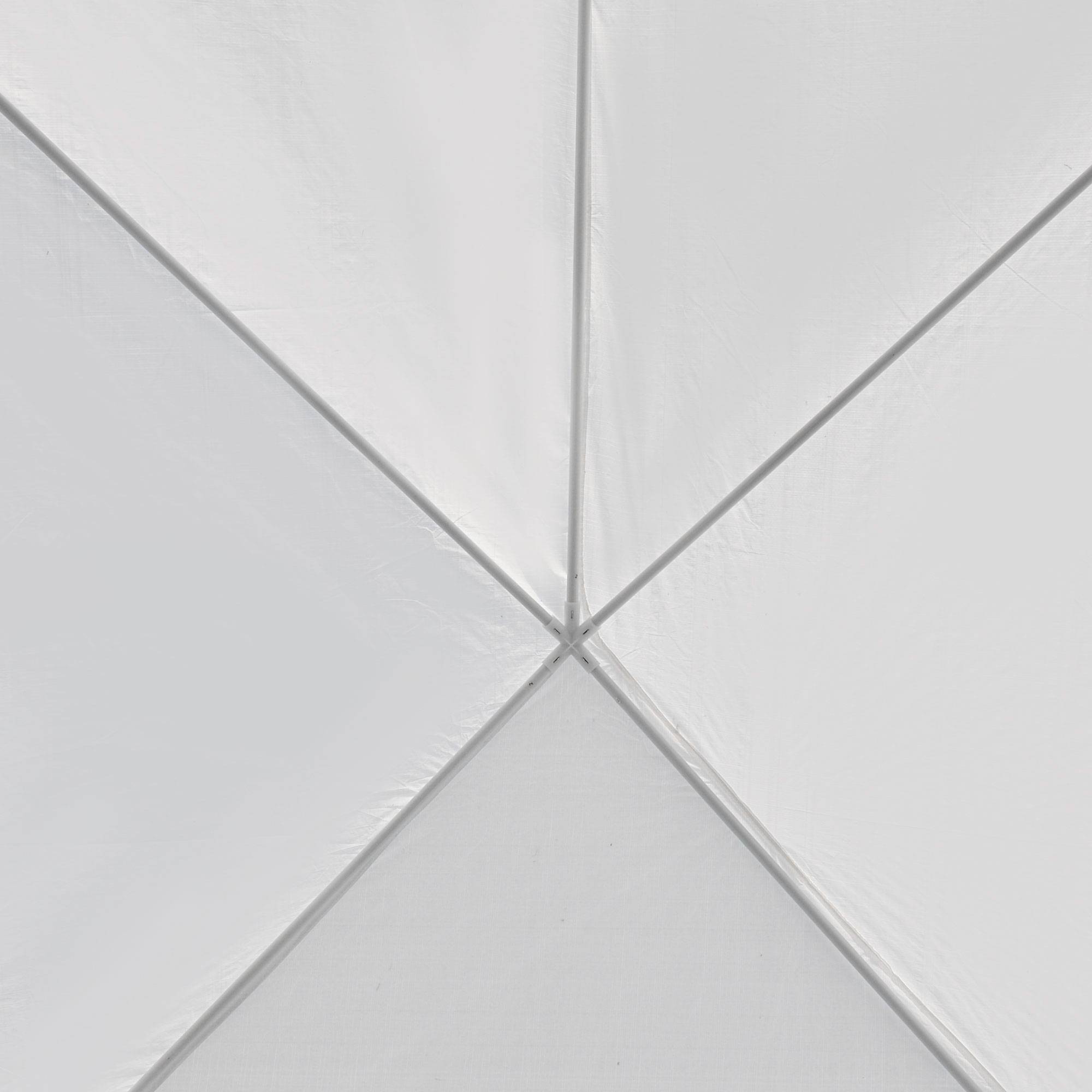 Tente de Réception Métal Fêtes Extérieures Parois Amovibles 6x3m Blanc - ComfortXL Outdoor Living - Image 10