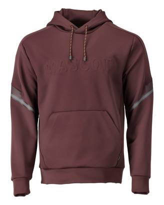 Sweat à capuche polaire MASCOT Customized - 22186-608-Bordeaux-L