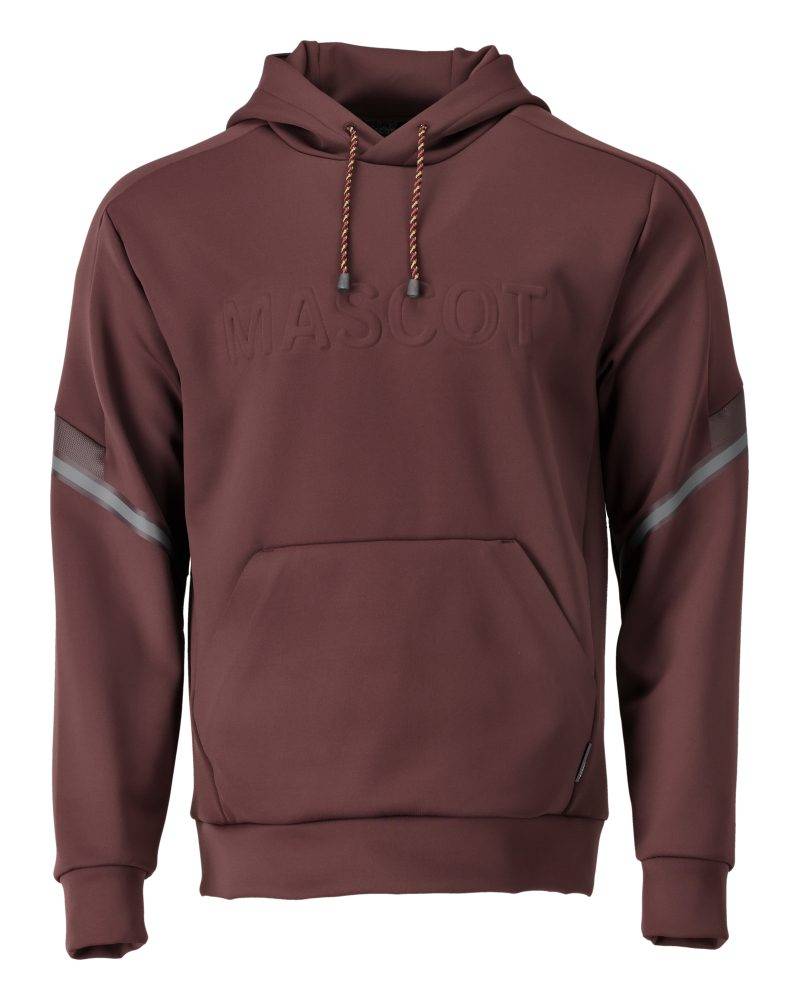 Sweat à capuche polaire MASCOT Customized - 22186-608-Bordeaux-L