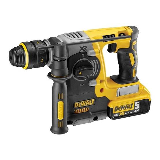 Pack 4 machines DEWALT DCK422P3 : perceuse (DCD796), visseuse à choc (DCF887), perforateur (DCH273) et meuleuse Ø125mm (DCG405) avec 2 coffrets Toughs - Image 4
