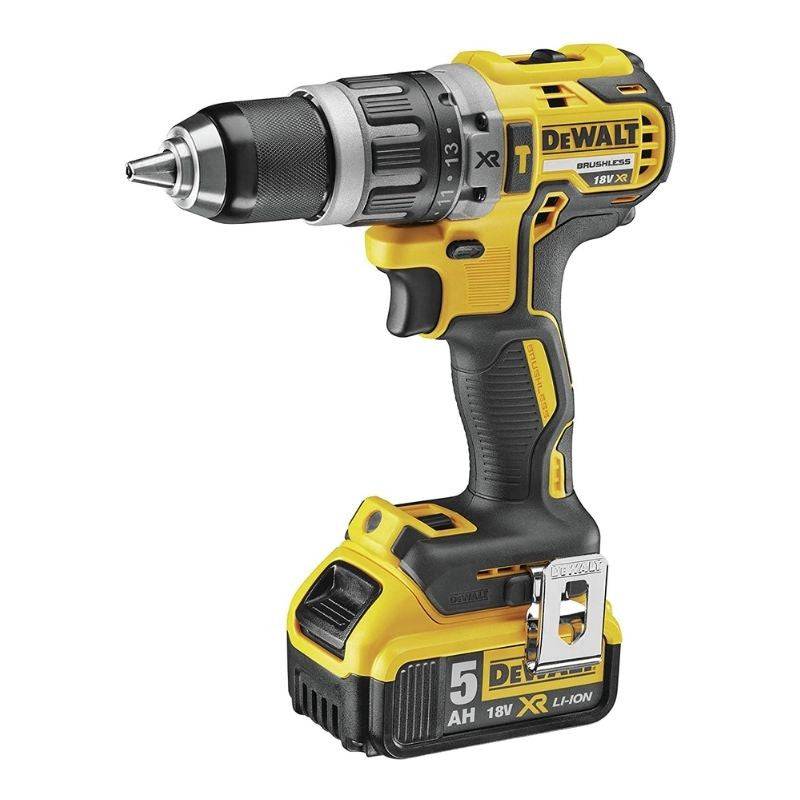 Pack 4 machines DEWALT DCK422P3 : perceuse (DCD796), visseuse à choc (DCF887), perforateur (DCH273) et meuleuse Ø125mm (DCG405) avec 2 coffrets Toughs - Image 3