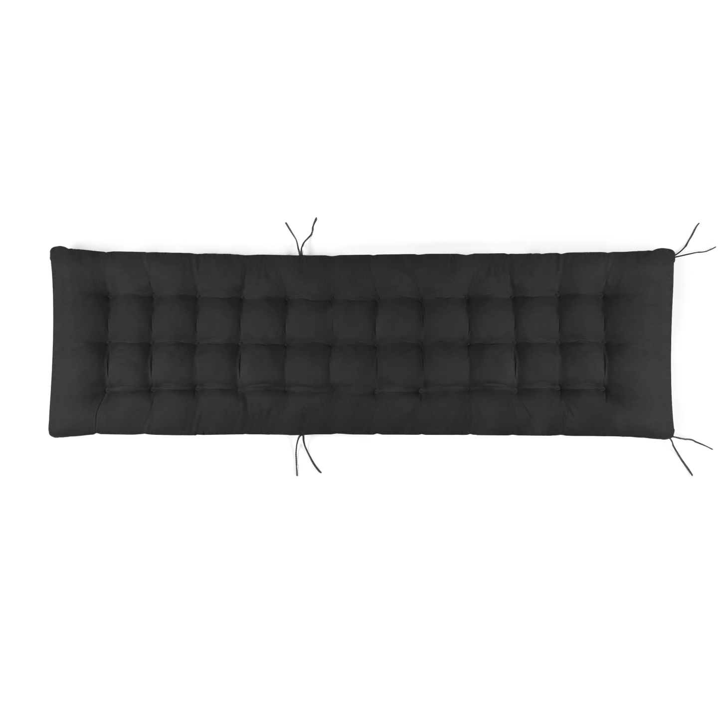 Lot de 2 coussins universel de transat ADAM 180 cm noir - Image 3