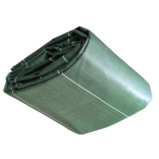 Vente au mètre Largeur 1,28m Toile de paillage tissée 130g par m2 Anti-Mauvaises Herbes Coloris Vert ZENLYS Bache - Image 1
