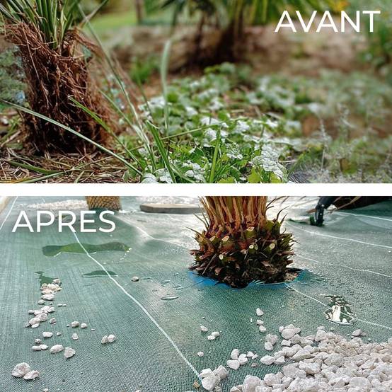 Vente au mètre Largeur 1,28m Toile de paillage tissée 130g par m2 Anti-Mauvaises Herbes Coloris Vert ZENLYS Bache - Image 4