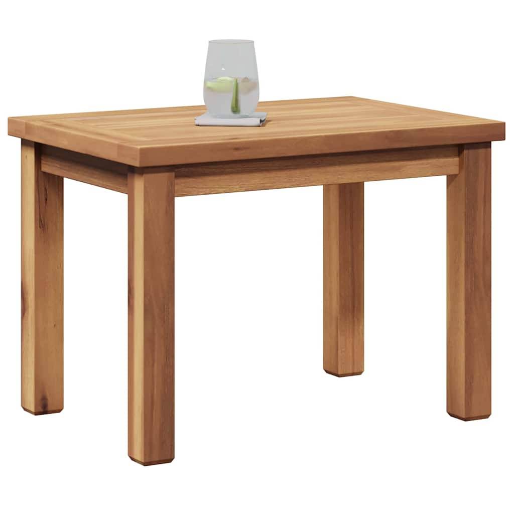 Table basse bois de teck massif marron 50 x 35 x 36 cm - PANGIVO - Image 3