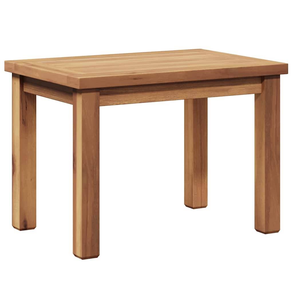 Table basse bois de teck massif marron 50 x 35 x 36 cm - PANGIVO - Image 2
