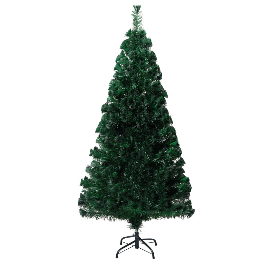 Sapin de Noël, Arbre de Noël artificiel avec support vert 120 cm fibre optique u2498q - Image 4