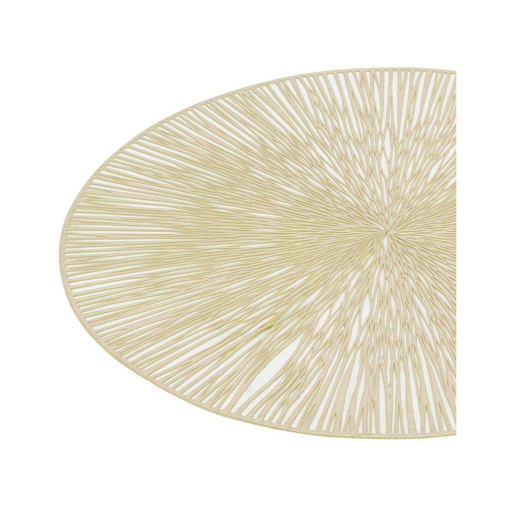 Aubry Gaspard - Sets de table en vinyle Fête (lot de 6) Doré 1 - Image 4