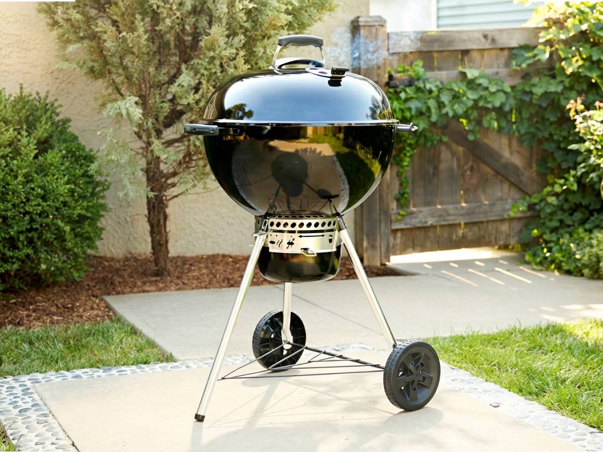 Weber - Barbecue charbon Master-Touch GBS 57 cm E-5750 Noir + Kit ustensiles Premium 2 pièces – Weber - Image 5