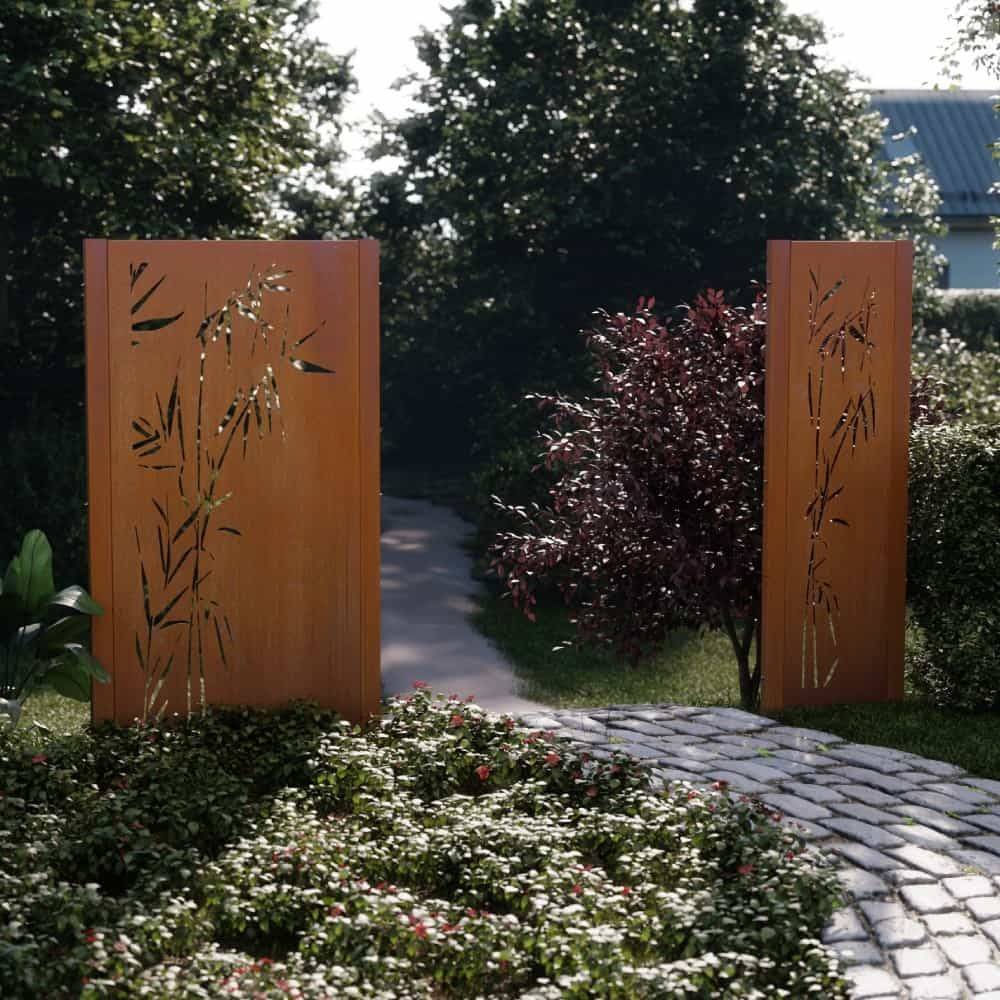 Decklinea - Panneau Corten RAMO - 900x1800mm - Panneau occultant en Acier Corten - Image 2