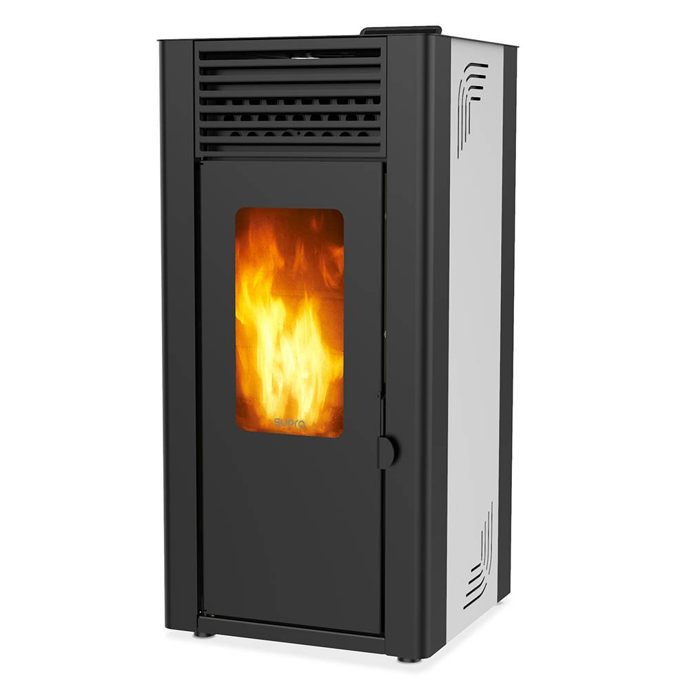 Supra - Poêle à granulés de bois 11.9kw blanc ORPHEE 12 BLANC Supra - Image 1
