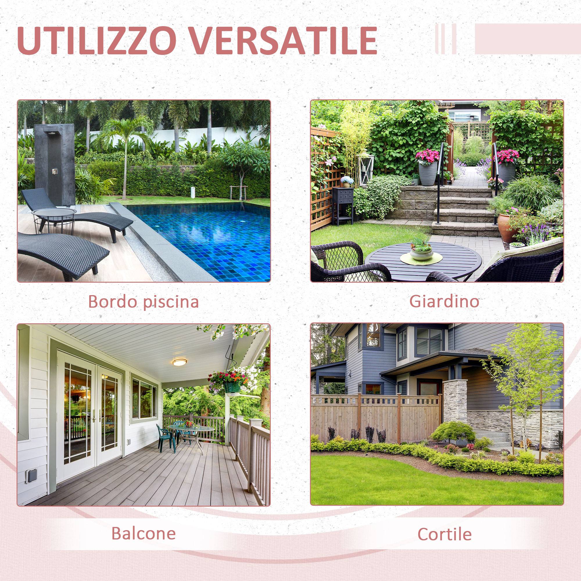 ComfortXL - Table d'appoint pliante balcon acier résine tressée compacte 40cm noir - ComfortXL Outdoor Living - Image 9