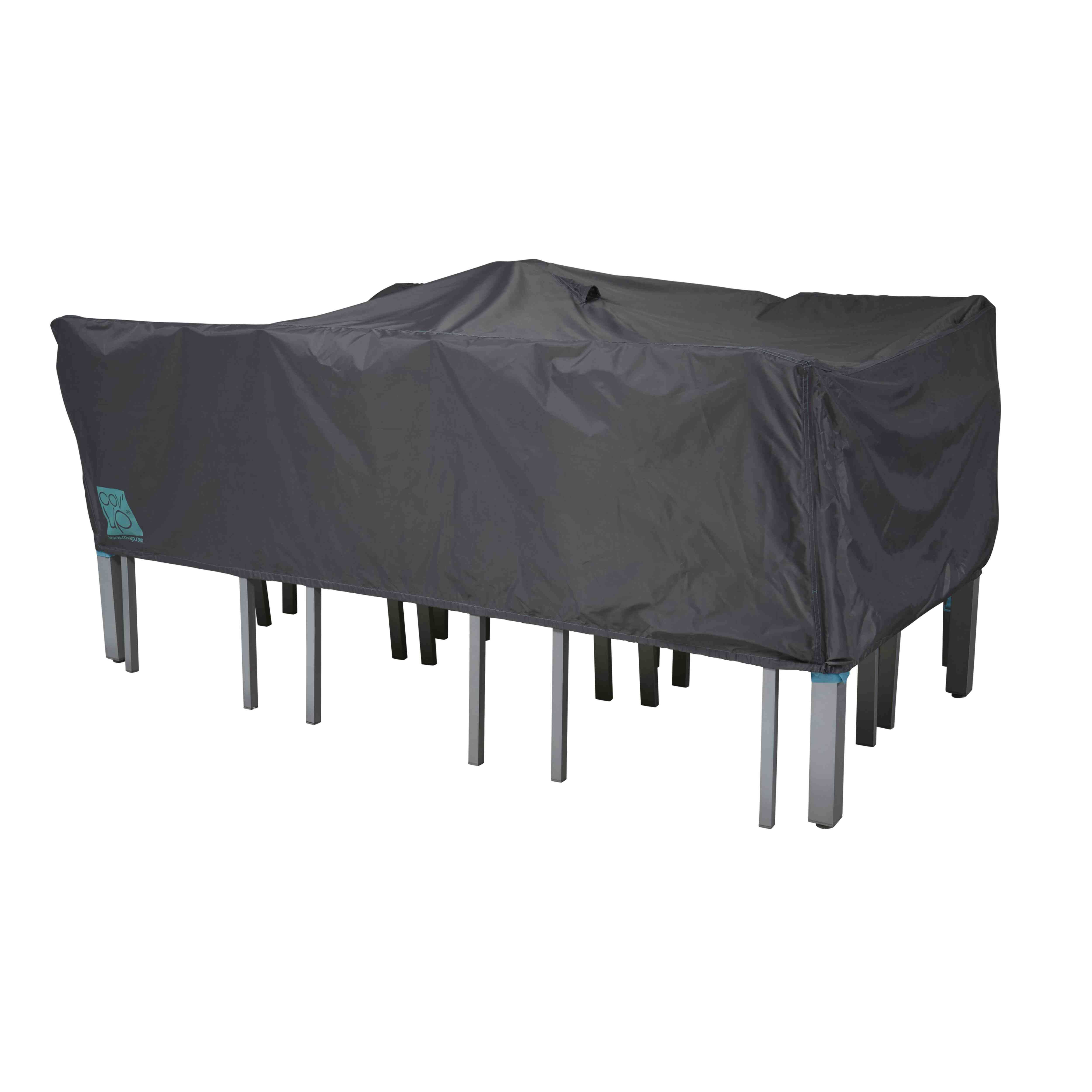 Oviala - Housse de table de jardin rectangulaire grise 200 x 130 cm
 Cov'Up - Oviala - Image 1