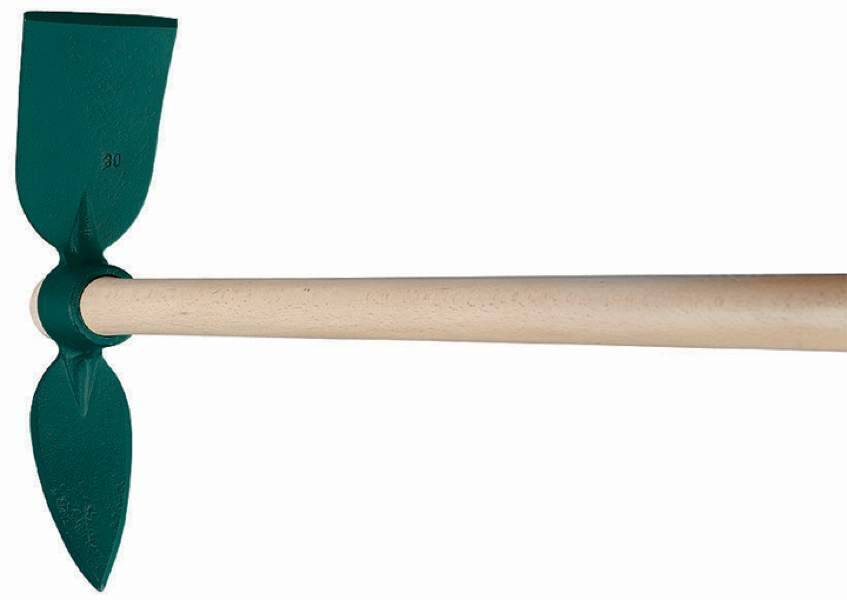 Leborgne - Serfouette panne et langue forgée Manche droit bois PEFC L.110 cm - Image 2