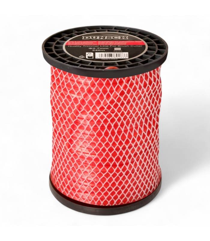 Bobine de fil carré pour débroussailleuse 2,7mm 240m - DUNSCH 7312270240SQ - Image 1