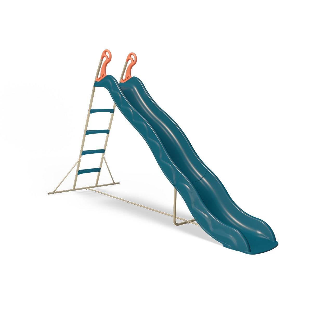 Trigano Jardin - Toboggan Actou bleu 3 m plateforme 1,45 m 3 12 ans Trigano