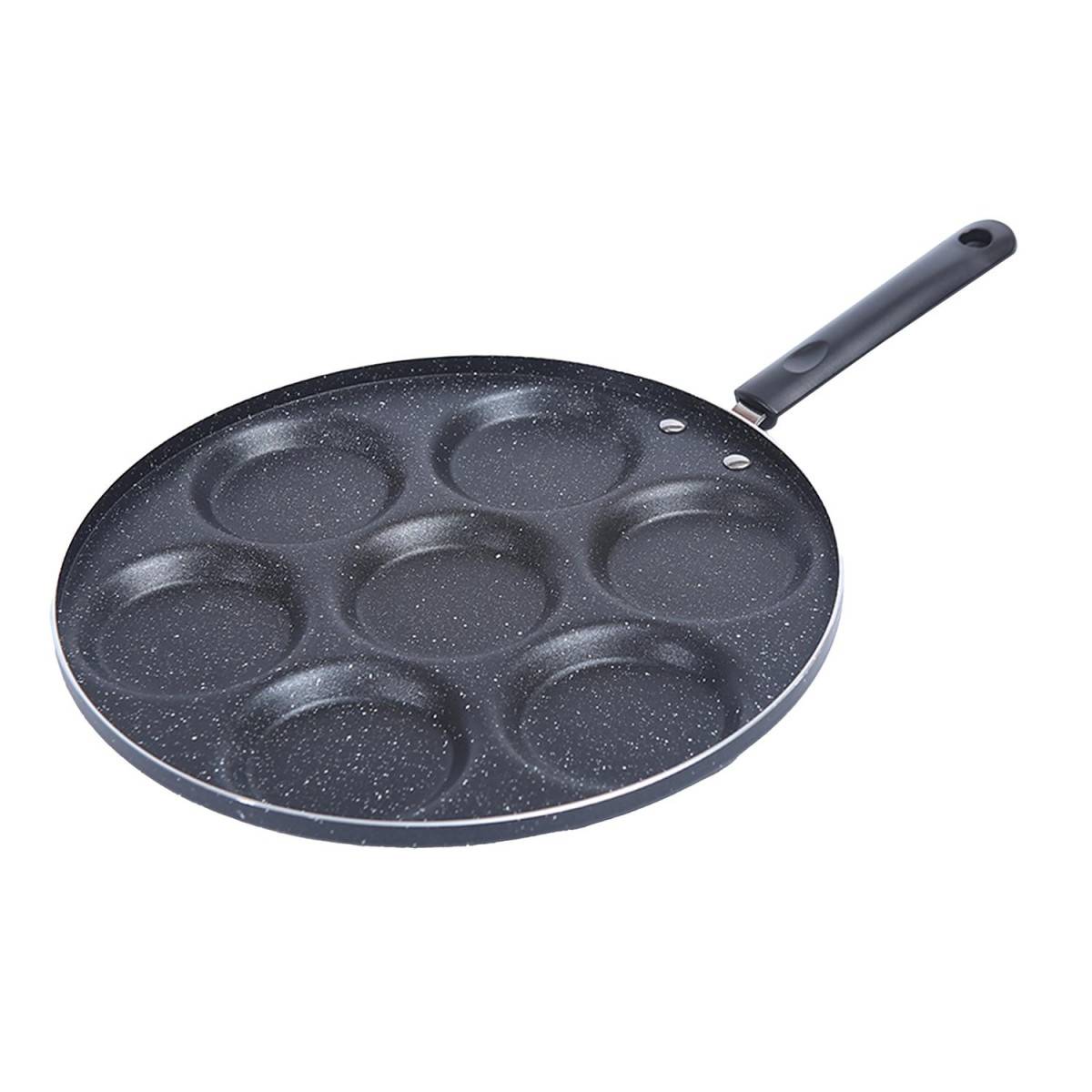 Paris Prix - Crêpière Pancake "7 Trous" 30cm Noir - Image 1