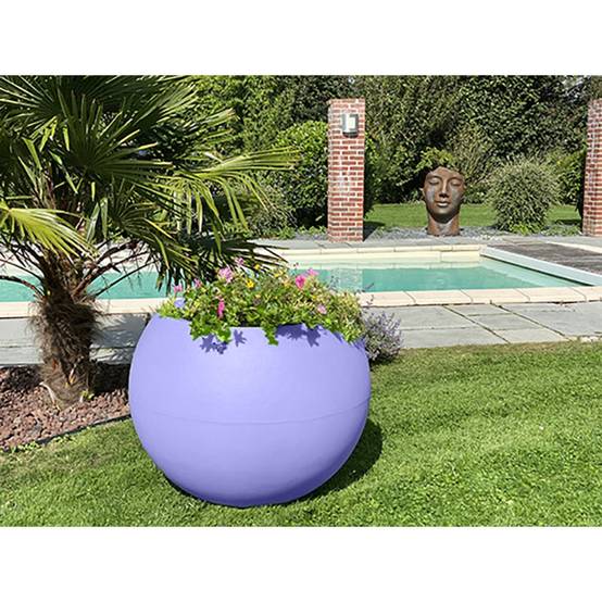 Plast'Up Rotomoulage - Pots de fleurs sphérique xxl speranza 325l-lot de 2 - Image 2