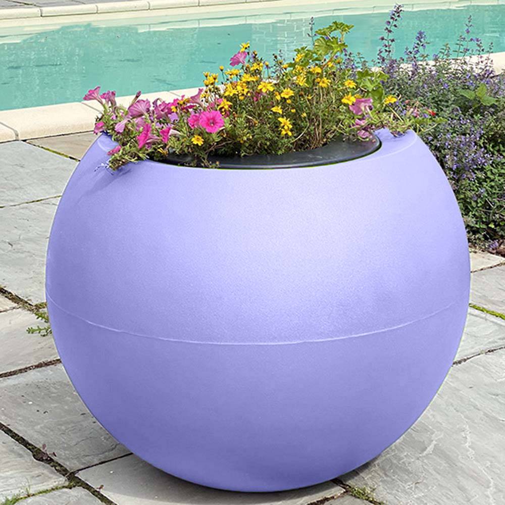 Plast'Up Rotomoulage - Pots de fleurs sphérique xxl speranza 325l-lot de 2 - Image 4