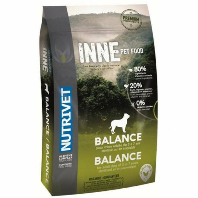 Nutrivet - Nutrivet Inne Dog Balance pour chien stérilisé ou en surpoids Sac 12 kg