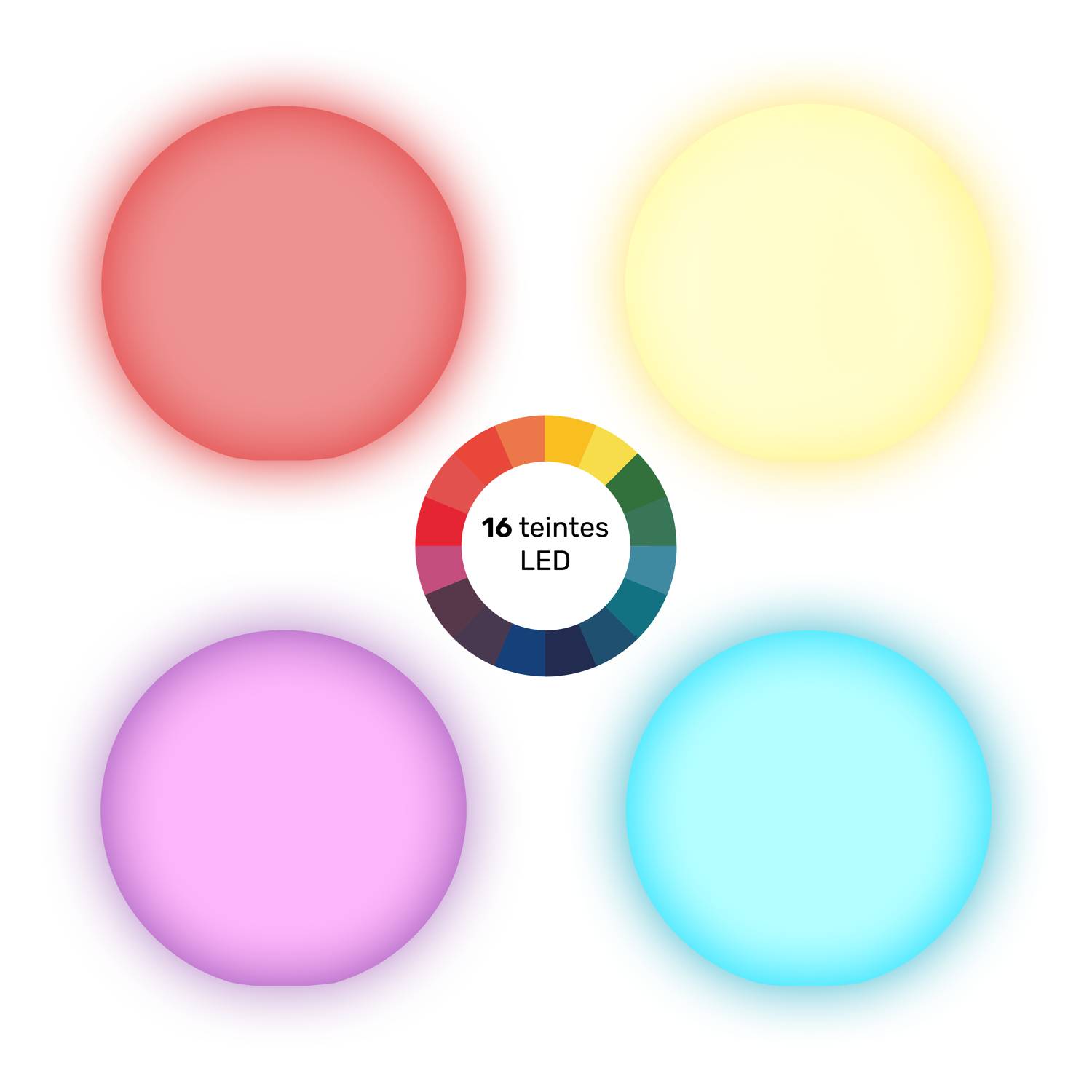 Boule lumineuse LED Ø 40cm multicolore ADHARA - HAPPY GARDEN - Image 2
