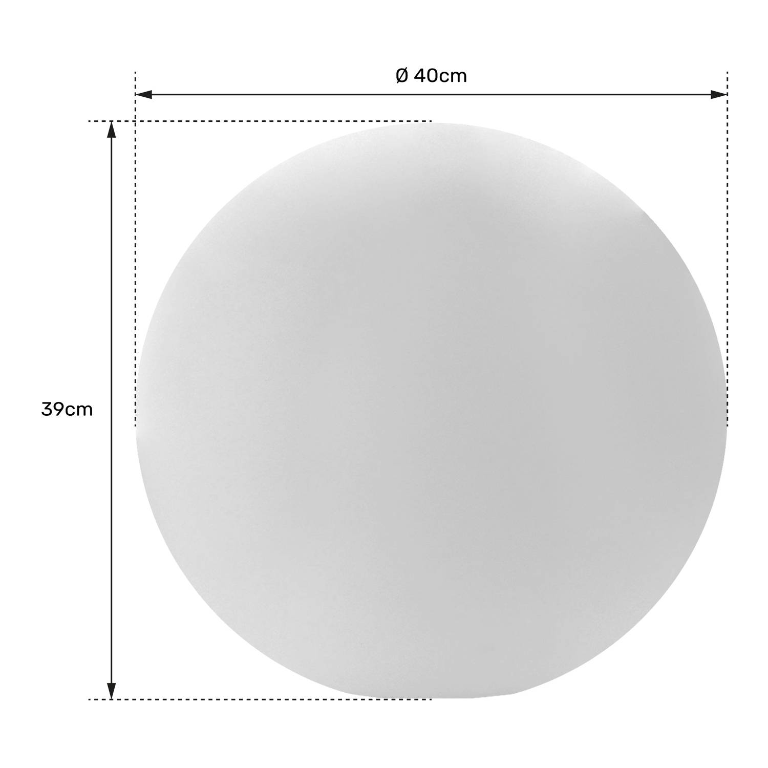 Boule lumineuse LED Ø 40cm multicolore ADHARA - HAPPY GARDEN - Image 7